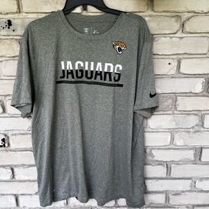 NFL Nike Dri fit Gray Jaguars Graphic Tee shirt
